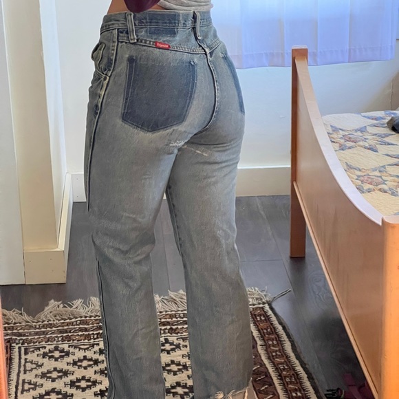 High-waisted Wrangler jeans - Picture 4 of 8